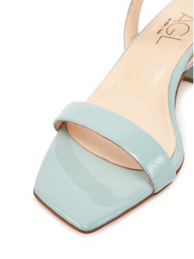 AGL Sandały Angie D660001PCKB120G457 Zielony