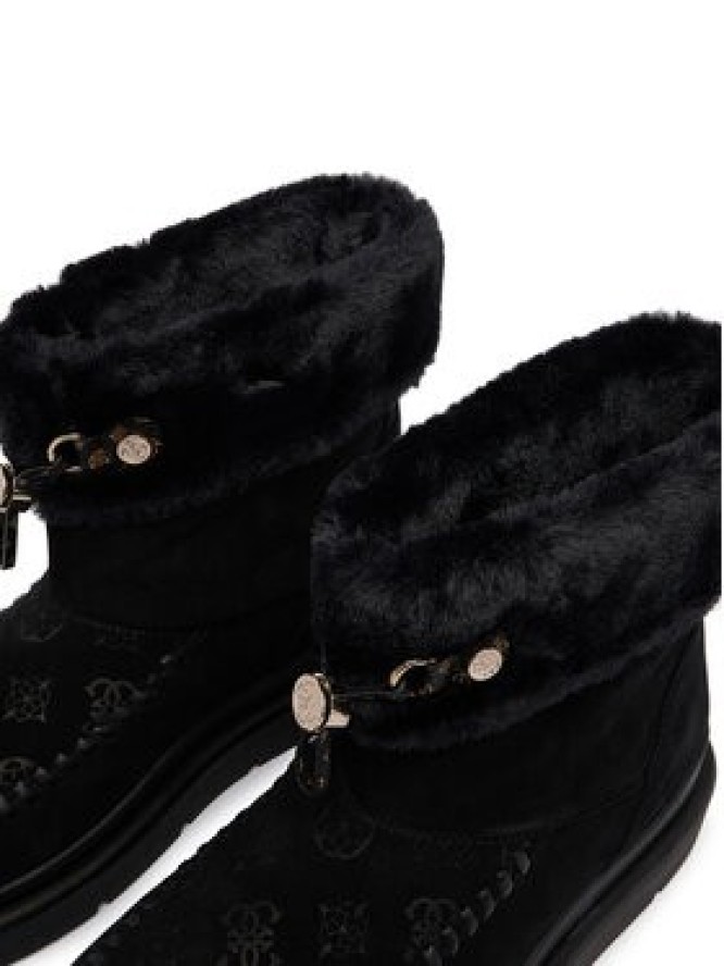 Guess Śniegowce FLFKEN LEA10 Czarny