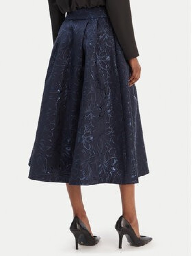 Rinascimento Spódnica trapezowa CFC0126542003 Granatowy Regular Fit