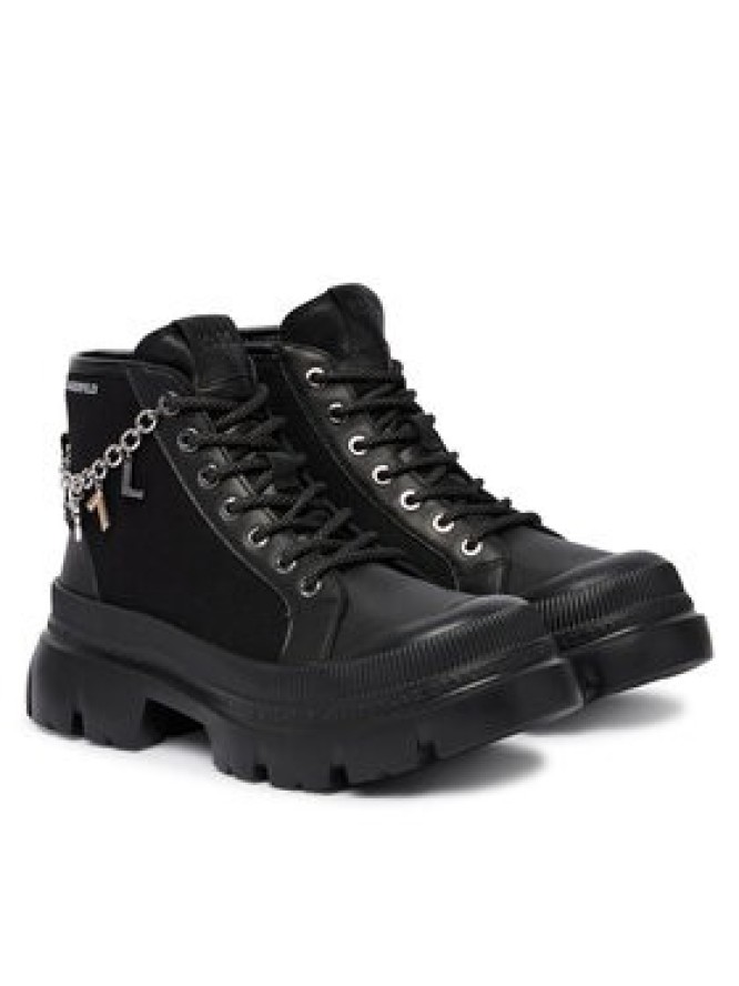 KARL LAGERFELD Trzewiki Trekka KL43536S Czarny