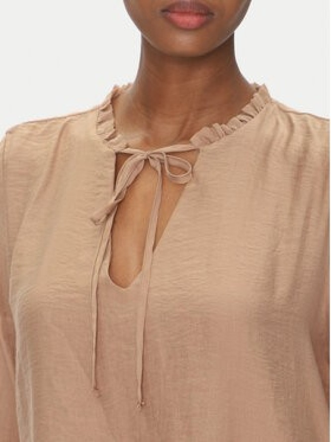 ViCOLO Sukienka letnia TD0753 Beżowy Regular Fit