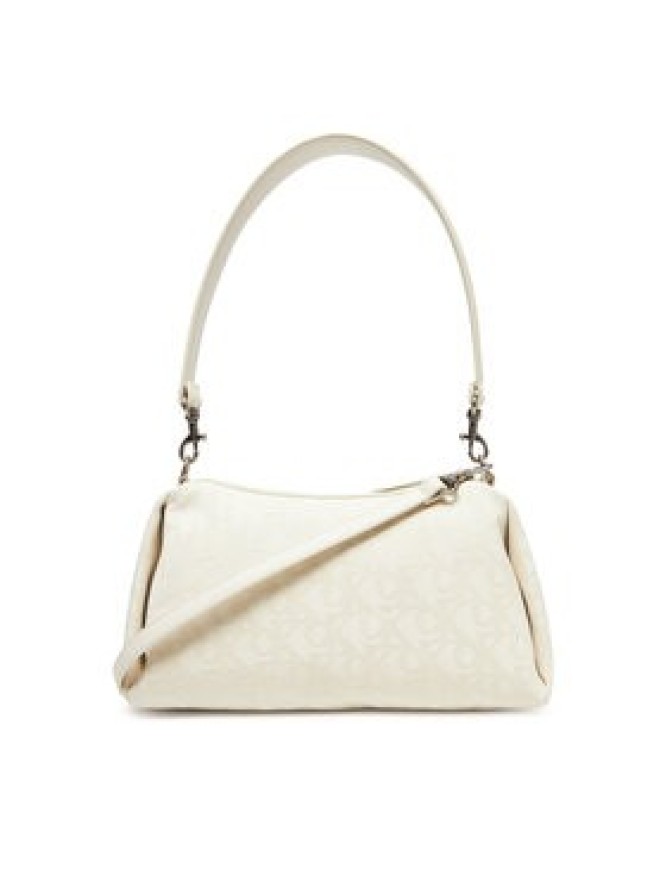 Calvin Klein Jeans Torebka Ckj Monogram Drop Sm Shoulder Ba LV04K3142G Écru