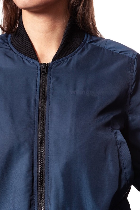 DAMSKA KURTKA PRZEJŚCIOWA WRANGLER BOMBER NAVY W4121XC35 112128752