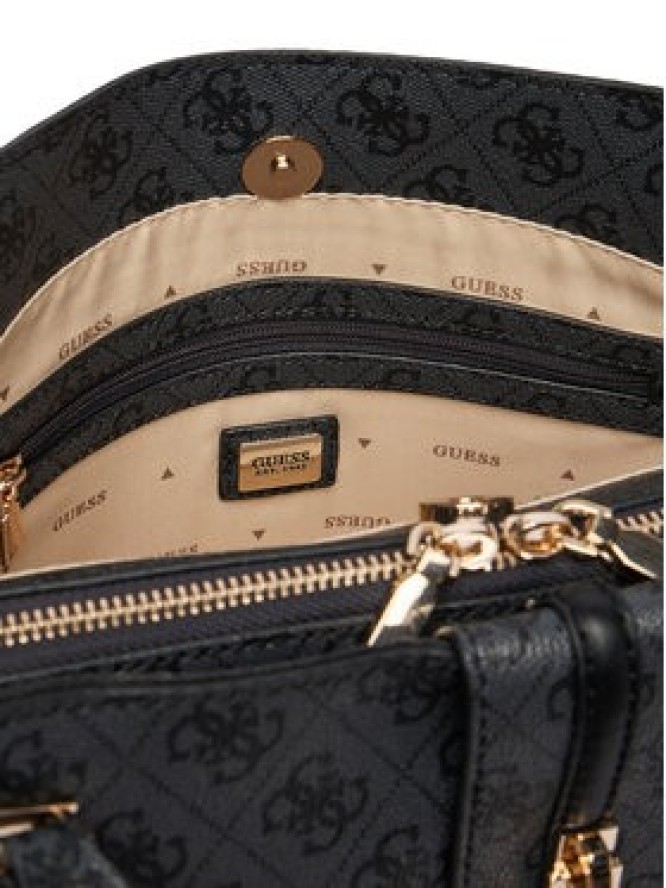 Guess Torebka Yvonne Logo HWSG23 78220 Szary ciemny