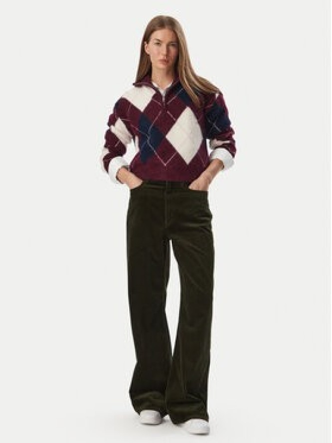 Tommy Jeans Sweter Fluffy DW0DW23351 Fioletowy Regular Fit