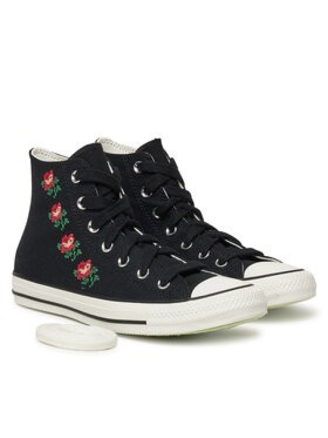 Converse Trampki Chuck Taylor All Star Rose Cross Stitch A13657C Czarny