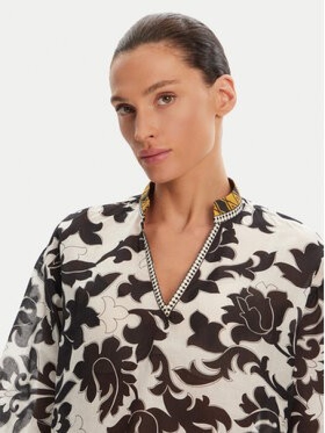 Devotion TWINS Bluzka Ethnic 025.004G Czarny Loose Fit