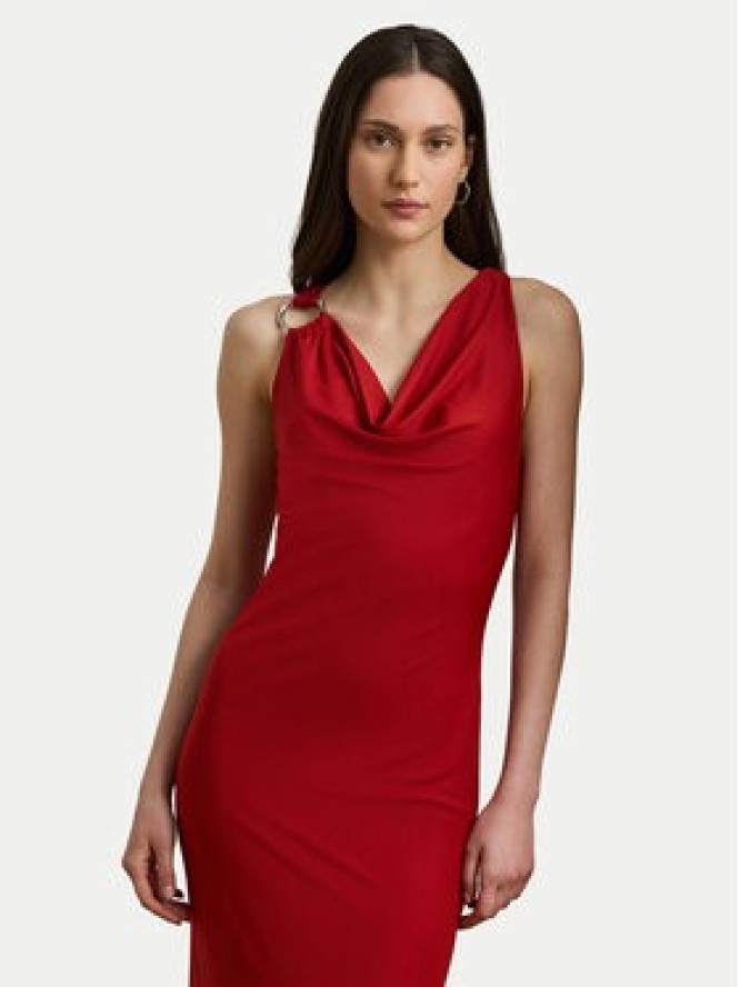 LAUREN RALPH LAUREN Sukienka wieczorowa 253971057002 Czerwony Slim Fit