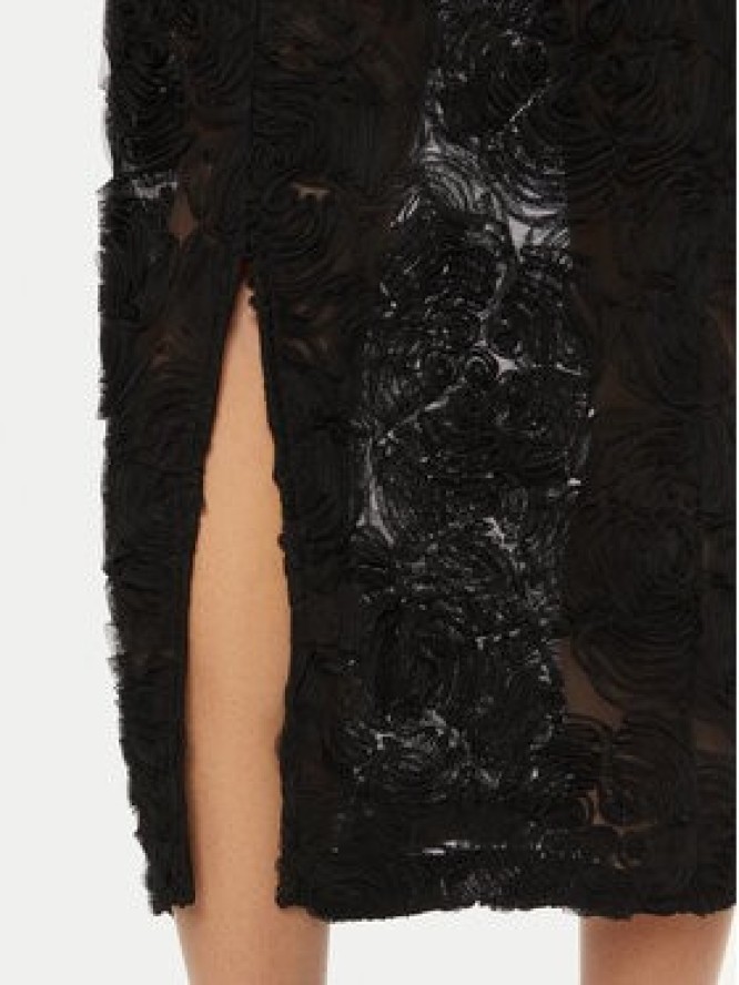 ROTATE Spódnica ołówkowa 113615 Czarny Regular Fit