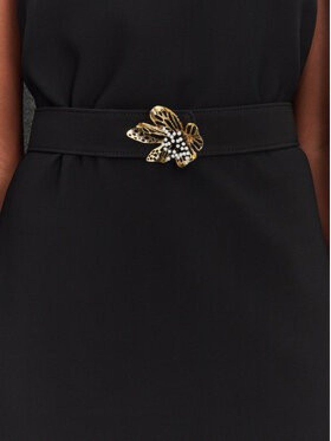 Simona Corsellini Sukienka koktajlowa P25CPAB05501 Czarny Loose Fit