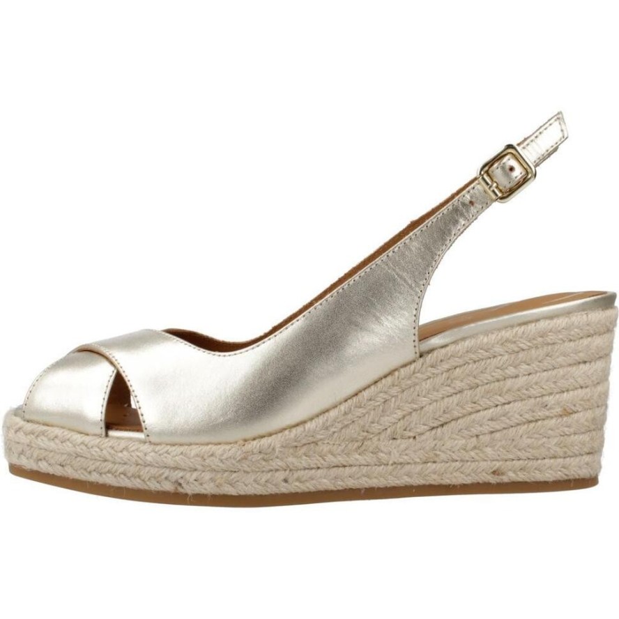 Sandały GEOX D PANAREA A Złoty