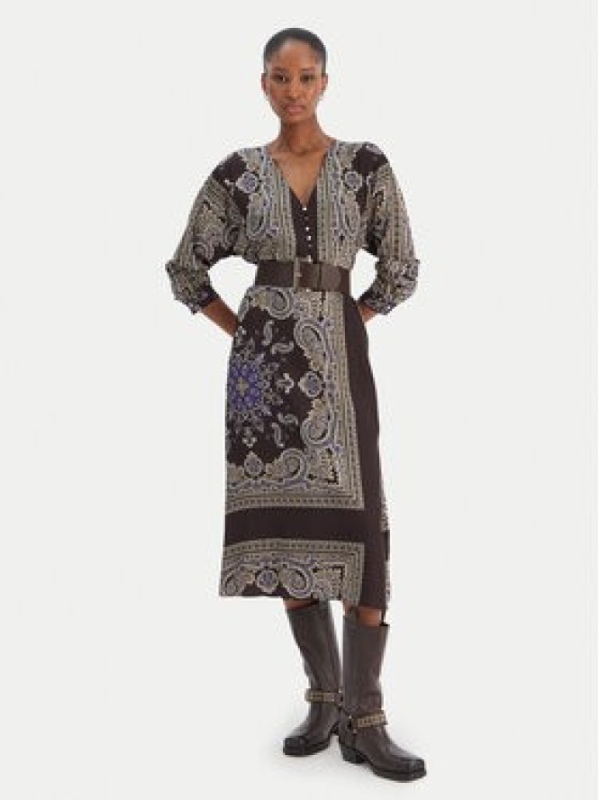 Liu Jo Sukienka codzienna MF5394 TS117 Brązowy Regular Fit