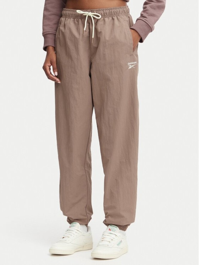 Reebok Spodnie dresowe Kalina RK25694CCW - LIGHT COCOA/LINEN Brązowy Relaxed Fit