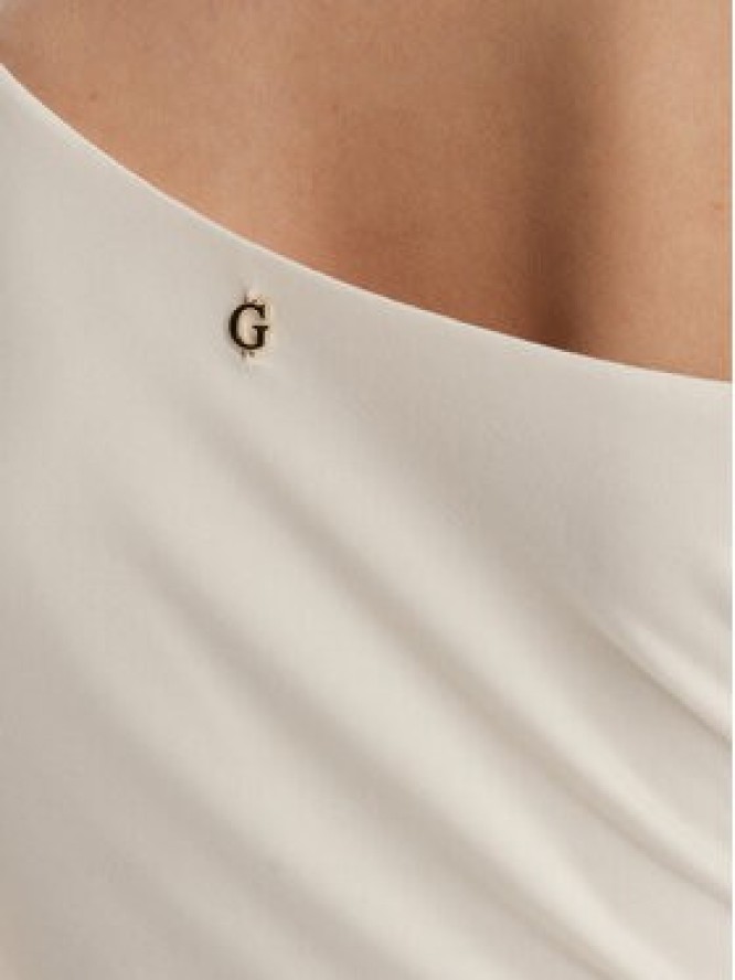 Guess Bluzka W6RP02 KC1J2 Écru Regular Fit