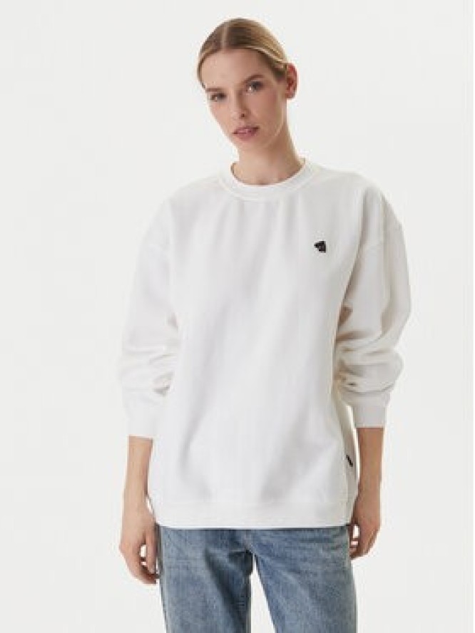 RVCA Bluza Spanky Loteria 23B463501 Biały Oversize