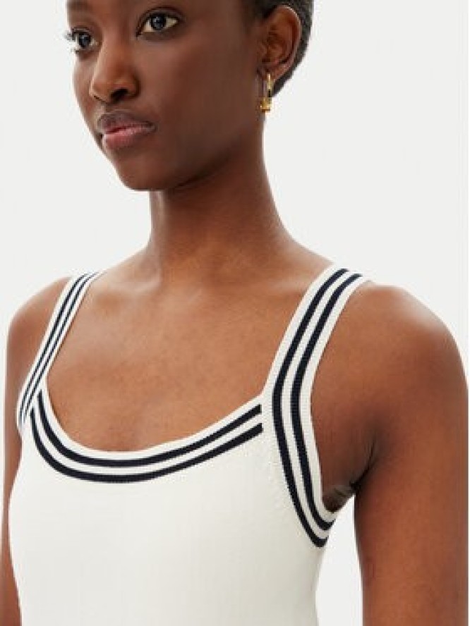 Marella Top Germana 2515361061 Écru Slim Fit