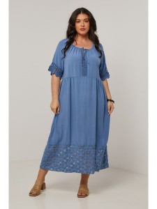 Curvy Lady Sukienka w kolorze niebieskim rozmiar: 44/46