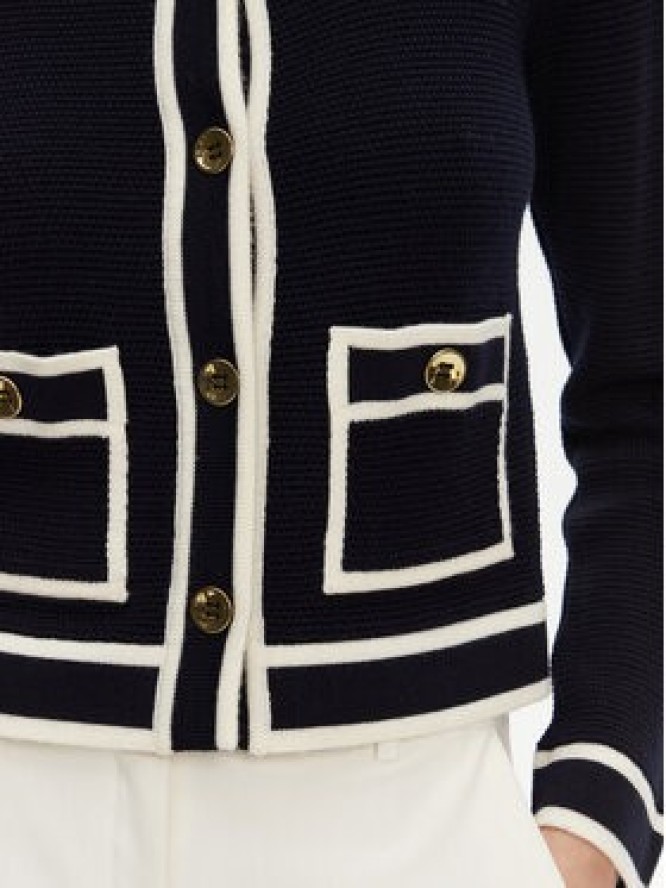 Luisa Spagnoli Kardigan Macori 58615 Czarny Slim Fit