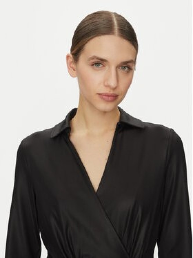 DKNY Sukienka koktajlowa DD4JL26A Czarny Slim Fit