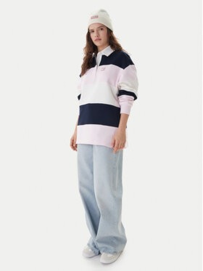 Tommy Jeans Bluza Badge DW0DW21927 Kolorowy Relaxed Fit