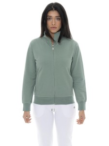 Bluzy damskie Leone Basic z kołnierzykiem zapinanym na zamek