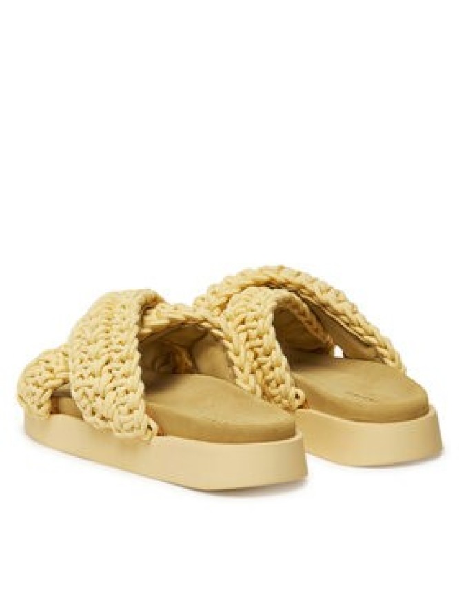 Inuikii Klapki Woven 70104-105 Żółty