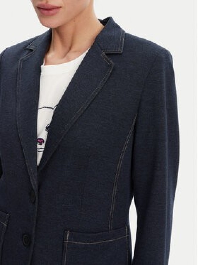 Olsen Marynarka 15001470 Granatowy Regular Fit