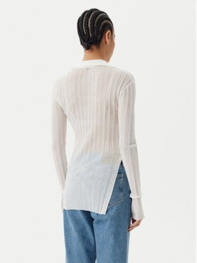 PINKO Bluzka Rex Ford Polo 105151 A2LS Biały Slim Fit