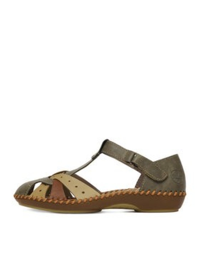 Rieker Sandały CEO-M1655-54 Zielony