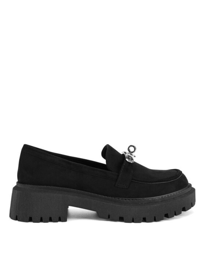 DeeZee Loafersy BBT-22663-1 Czarny