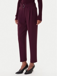 BOSS Spodnie materiałowe Tapiah 50490037 Fioletowy Regular Fit