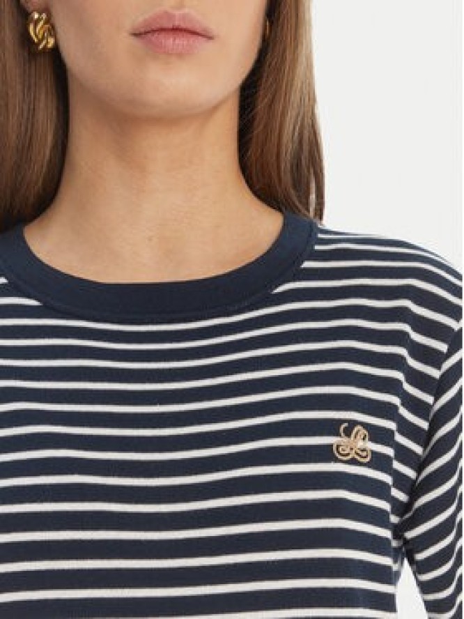 Luisa Spagnoli T-Shirt Cattolica 100402 Granatowy Regular Fit