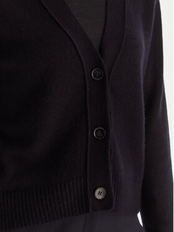 Marella Kardigan Blazer 2525346032 Granatowy Regular Fit