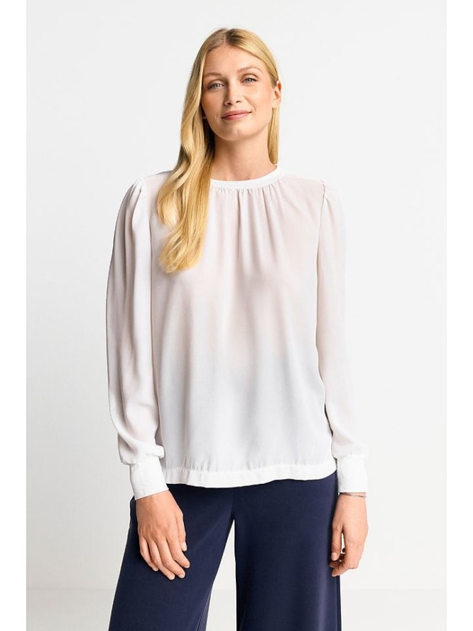 Rich & Royal Bluzka w kolorze białym rozmiar: S