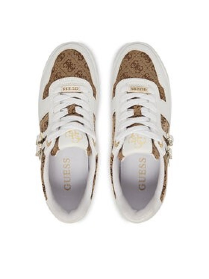 Guess Sneakersy FLFMA2 FAL12 Brązowy jasny
