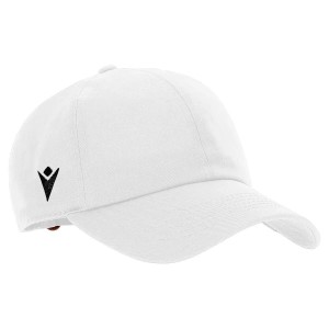 Biała czapka baseballowa Macron Dart (x5)
