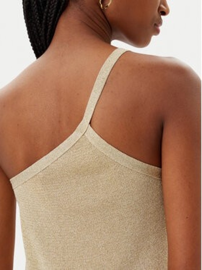 Kontatto Sukienka dzianinowa 3M0563C Beżowy Regular Fit