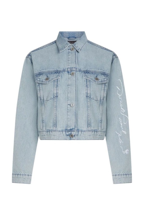 KARL LAGERFELD Kurtka jeansowa damska KLxDisney, Rozmiar M