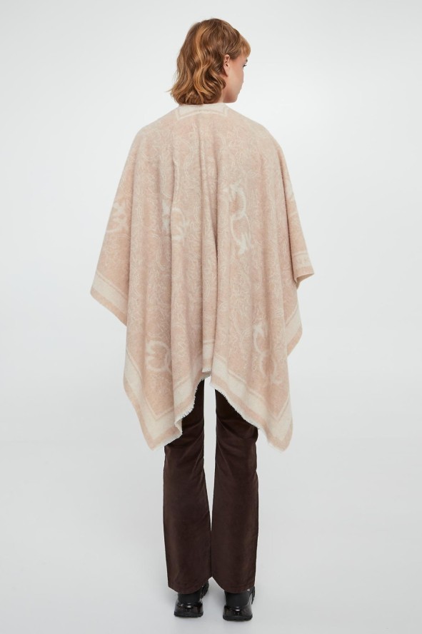 Ponczo damskie wełniane Croazia PINKO