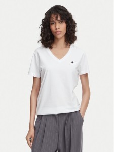 Beverly Hills Polo Club T-Shirt P-SS26W-TS516518 Biały Regular Fit