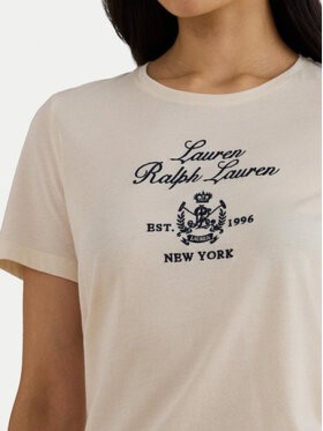LAUREN RALPH LAUREN T-Shirt 200P03725002 Beżowy Relaxed Fit