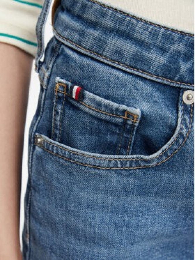 Tommy Hilfiger Jeansy Classic Straight Rw Mel WW0WW40634 Niebieski Straight Leg