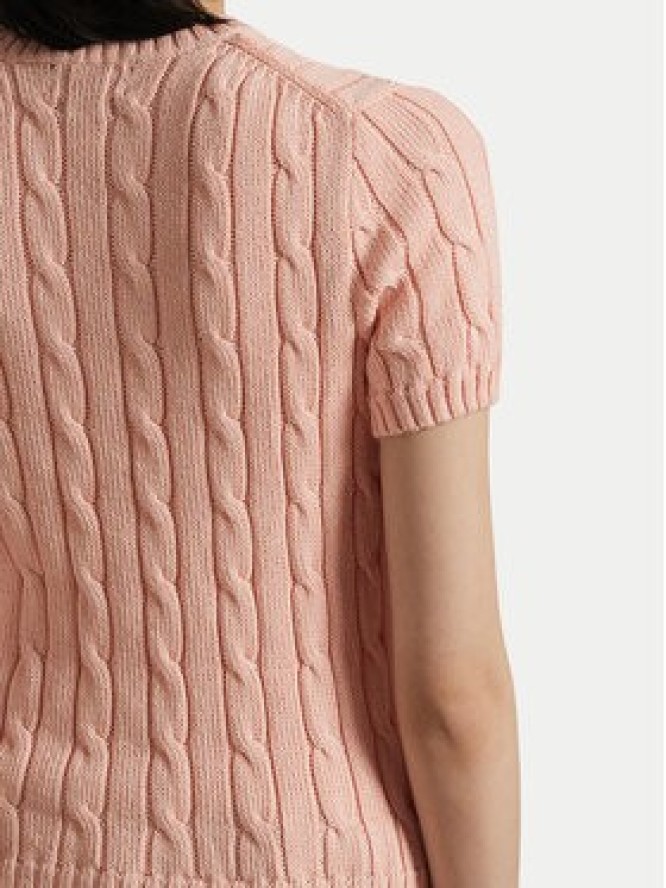 Polo Ralph Lauren Sweter 211895379017 Pomarańczowy Slim Fit