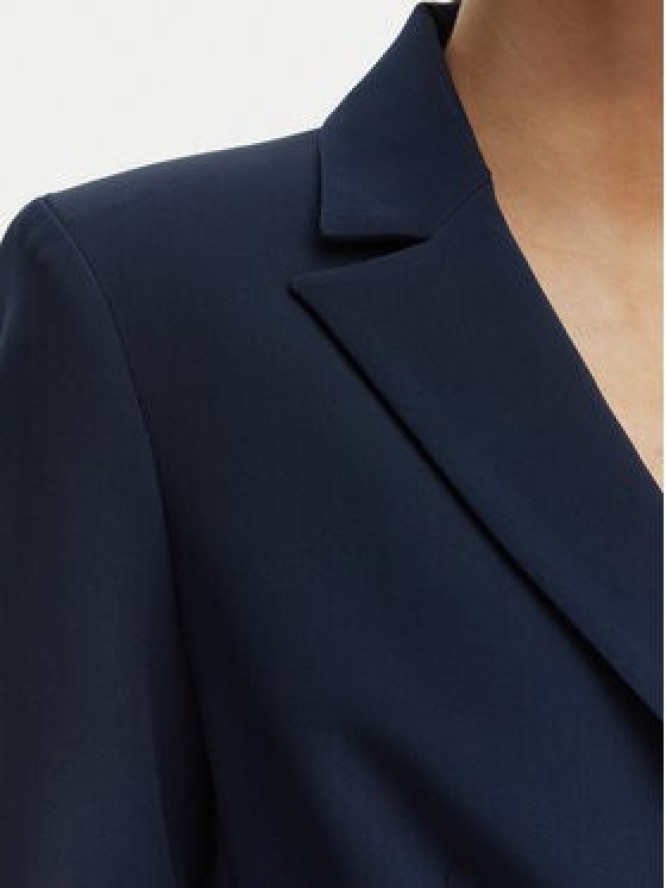 Rinascimento Marynarka CFC0128647003 Granatowy Regular Fit