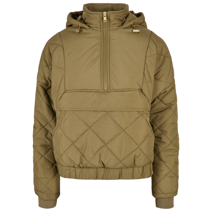 Damska kurtka puchowa Urban Classics oversized diamond quilted pull over