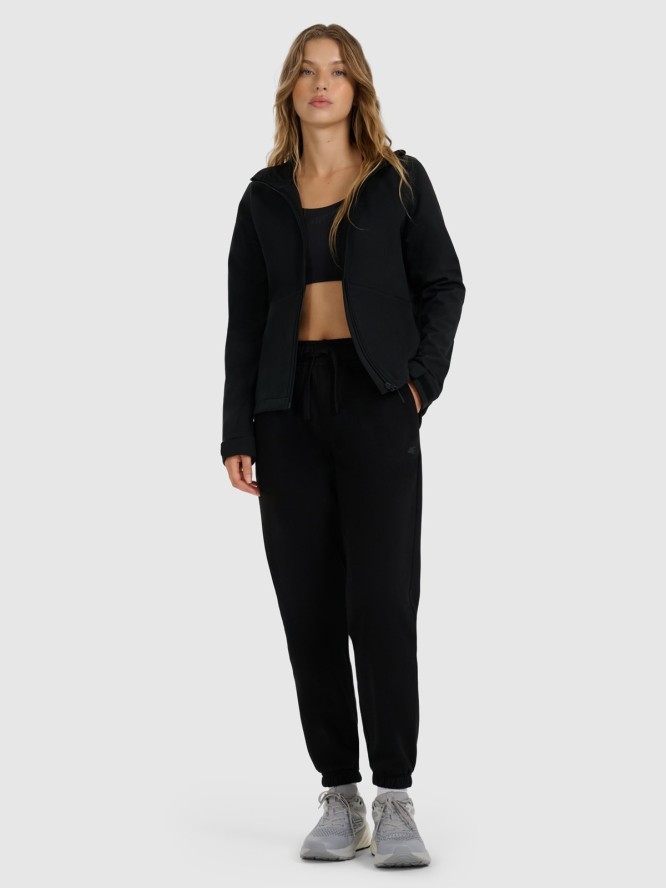 4F Kurtka softshell wiatroodporna membrana 5000 damska - czarna L