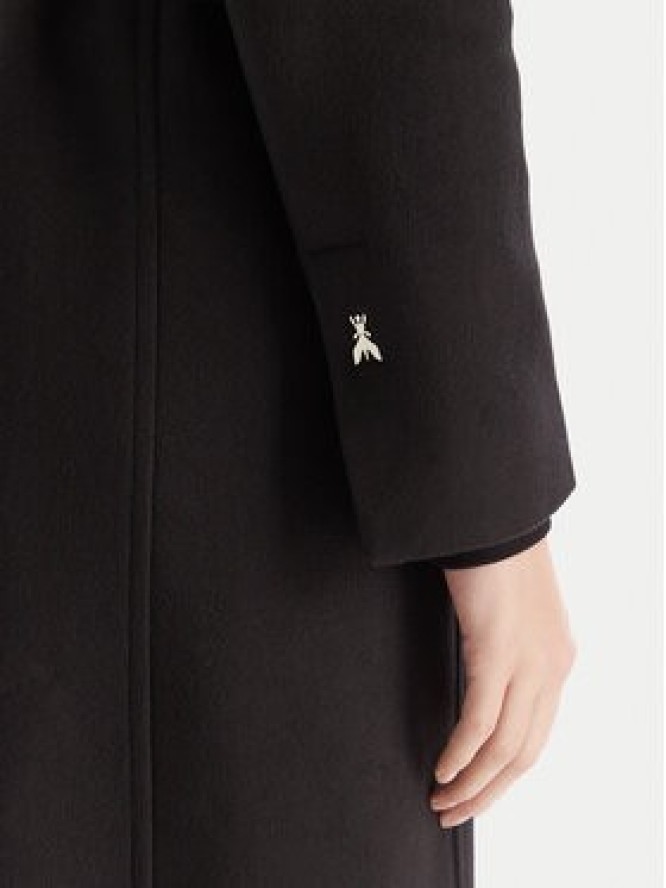 Patrizia Pepe Płaszcz wełniany 2O0195 A171 Czarny Regular Fit