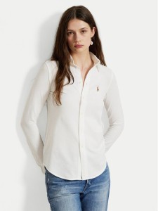 Polo Ralph Lauren Koszula Heidi 211664427003 Biały Slim Fit