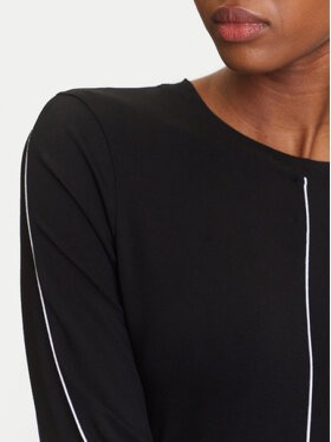 KARL LAGERFELD Bluzka A3W17007 Czarny Slim Fit