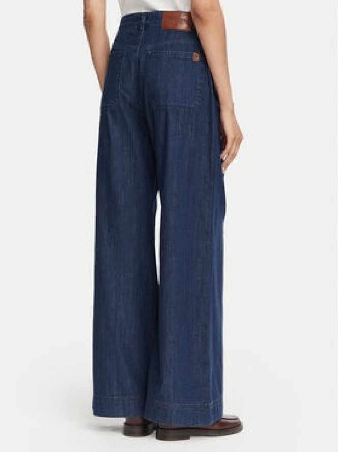 Weekend Max Mara Jeansy Vega 2625186021 Granatowy Wide Leg